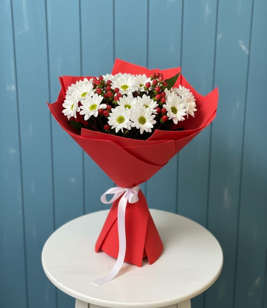 Букет цветов из: Хризантемы в Дальнем Константиново