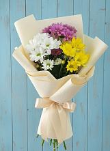 Букет цветов из:  Хризантемы в Дальнем Константиново