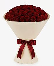 Букет 101 Бордовая роза Блэк Бакарра в Дальнем Константиново