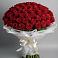 Букет 101 Красная роза Блэк Мэджик в Дальнем Константиново