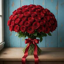 Букет Красные розы Блэк Меджик в Дальнем Константиново