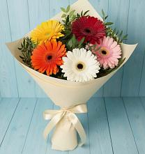 Букет цветов из:  Герберы в Дальнем Константиново