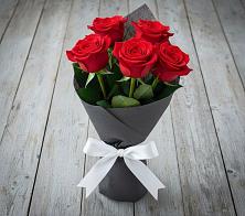 Букет 5 Красных роз Эдлесс Лав #REPLACE_PRED# Дальнем Константиново