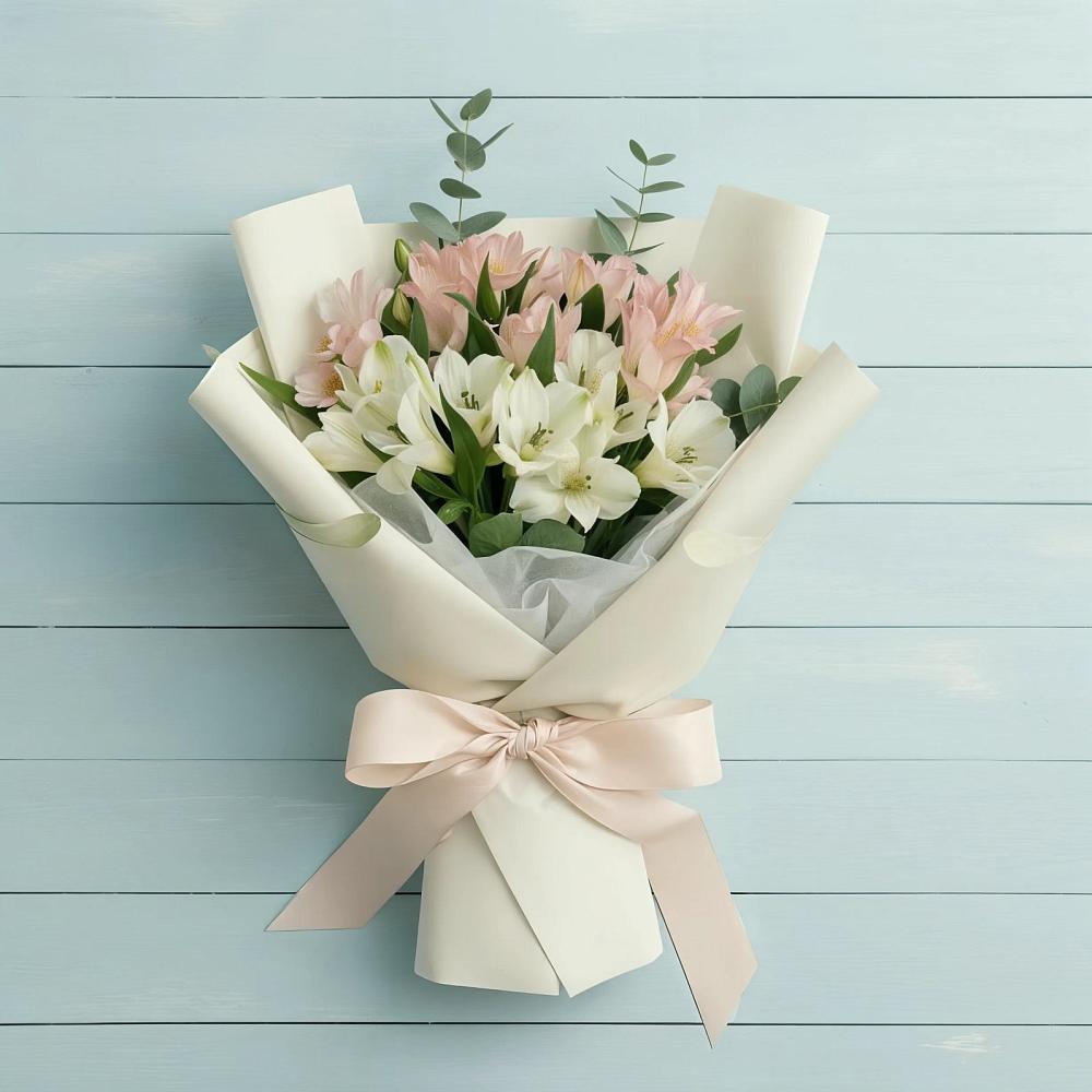 Букет цветов из: Альстромерии в Дальнем Константиново