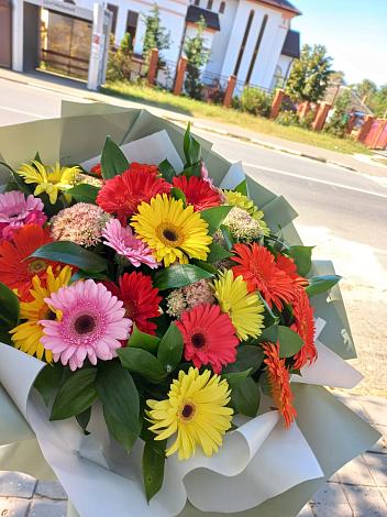 Букет цветов из: Герберы в Дальнем Константиново