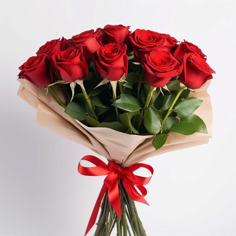 Букет 11 Красных роз Эдлесс Лав в Дальнем Константиново
