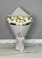 Букет цветов из:  Розы и Лизиантусы в Дальнем Константиново